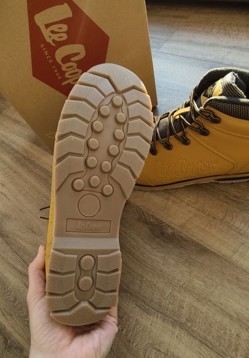 Lee Cooper Buty Męskie Camel | Skóra Naturalna | Rozm. 44 – 28,5 cm