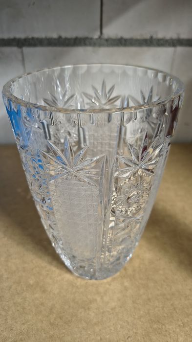 Wazon kryształowy PRL