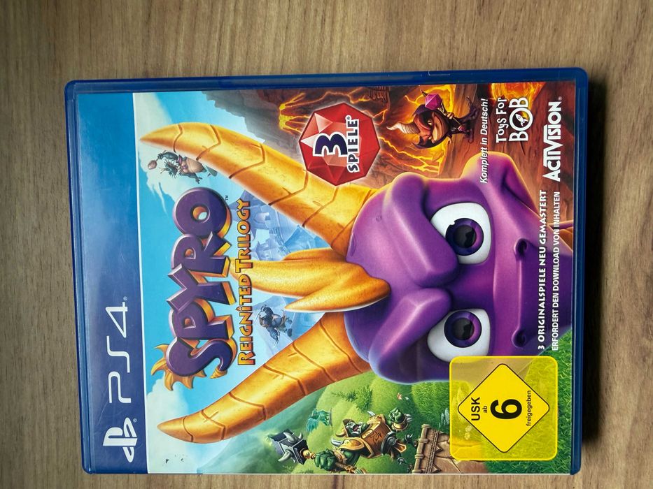 Spyro Reignited Trilogy PS4 (3 gry w 1) - Stan BDB, Wysyłka!