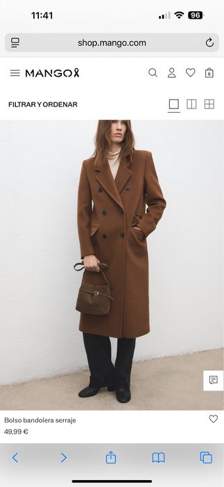 сумка Mango натуральна шкіра