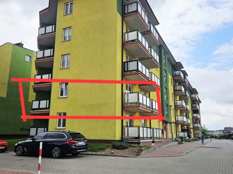 Mieszanie 1 piętro dwa balkony