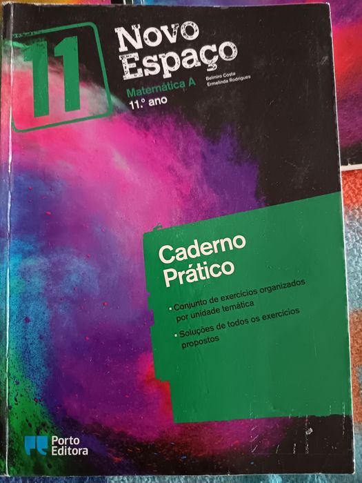 Manuais e caderno de atividades 11.ano Matemática A