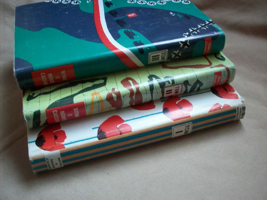 Bitwa o Monte Cassino, M.Wańkowicz, 3 tomy, oprawa twarda, 1989.