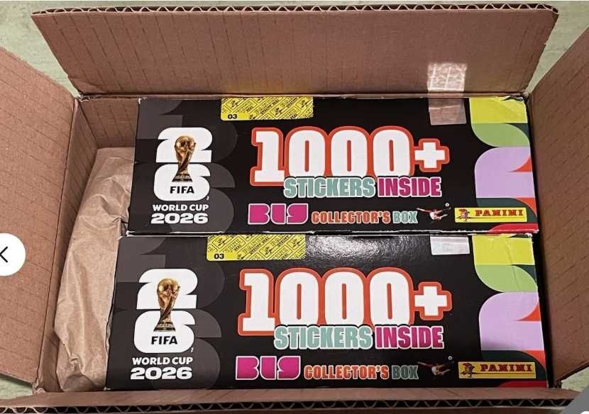 Exclusivo Big Collectors Box FIFA Mundial 2026 - 2 Caixas 286 Saquetas e 6 Extras Garantidos