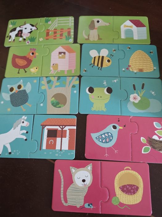 Puzzles para crianças vários