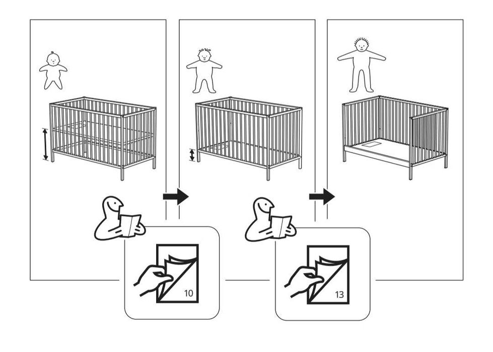 Berço de bebé - IKEA