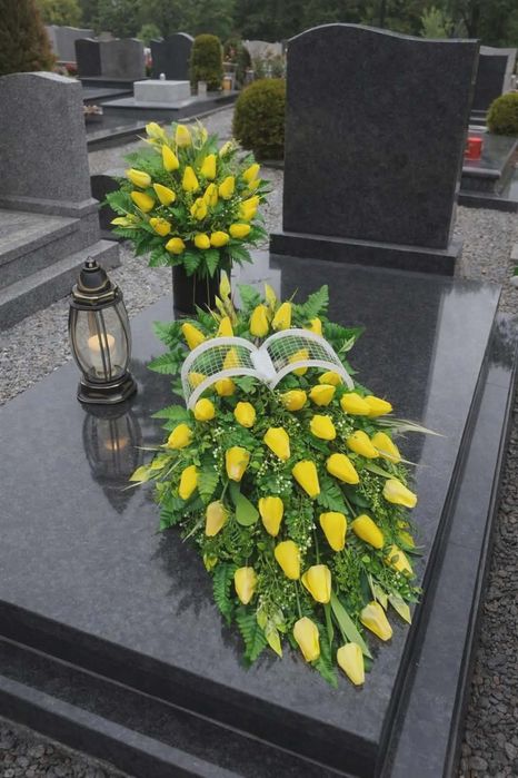 Zestaw serce tulipan