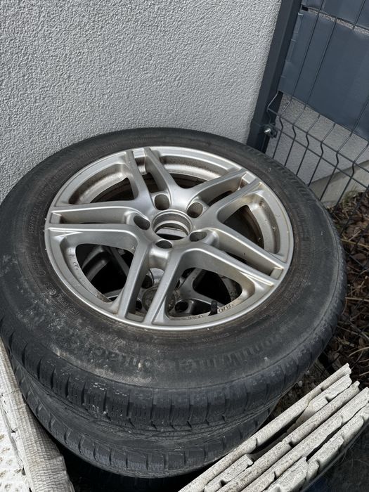 Komplet 4 alusy z oponami 16cali