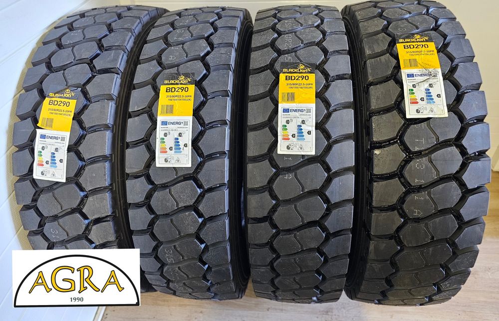 315/80R22.5 (1260netto) BLACKLION opona opony nowa napęd BUDOWLANA