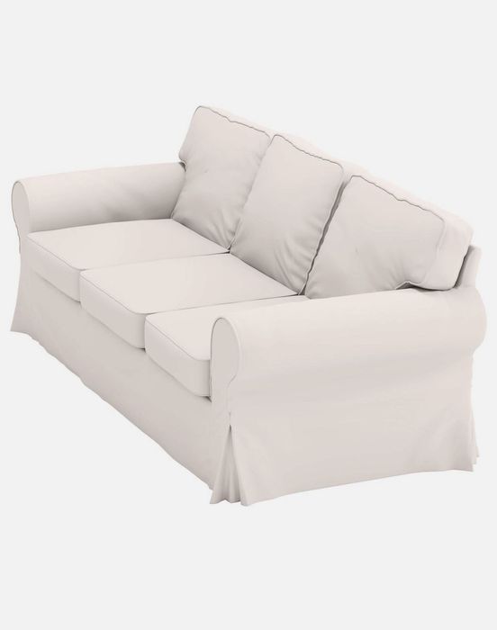 Sofa ikea ektorp 3 lugares bege claro