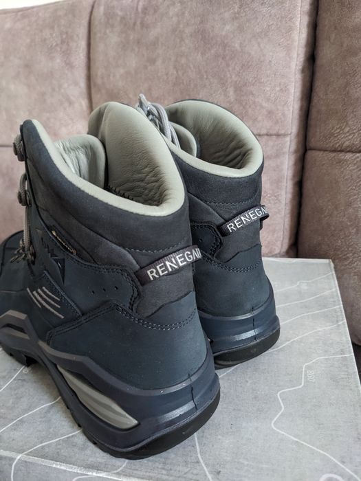 Чоловічі черевики туристичні lowa renegade 100 gtx mid шкіряні