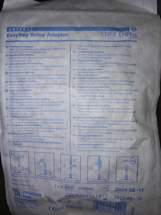 EasyBag Bolus Adapter ENFIT