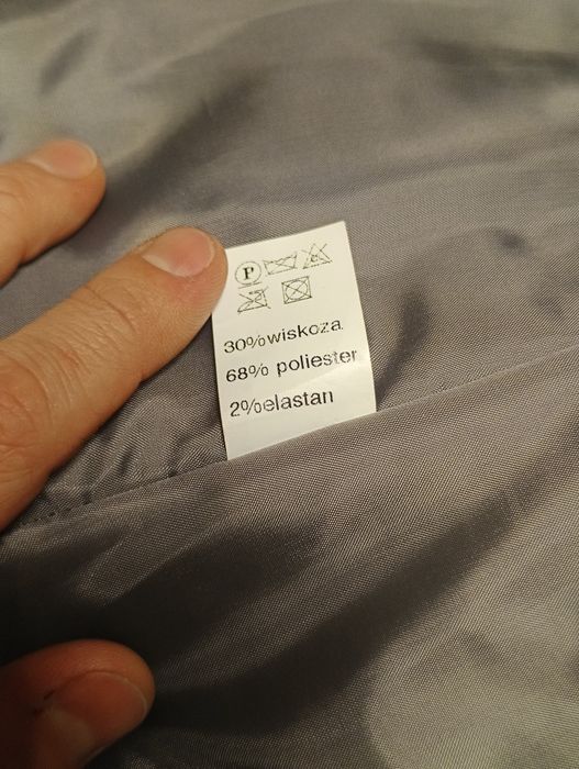 Płaszcz damski niebieski