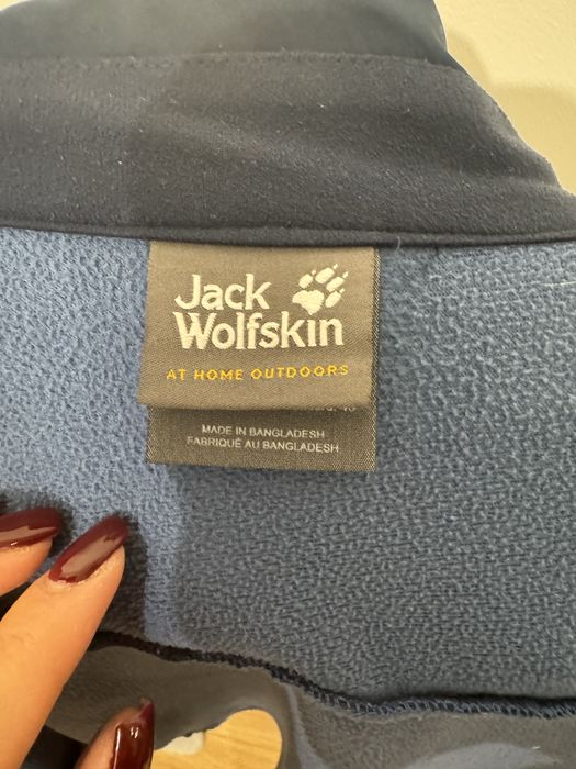 jack wolfskin ciepla bluza meska