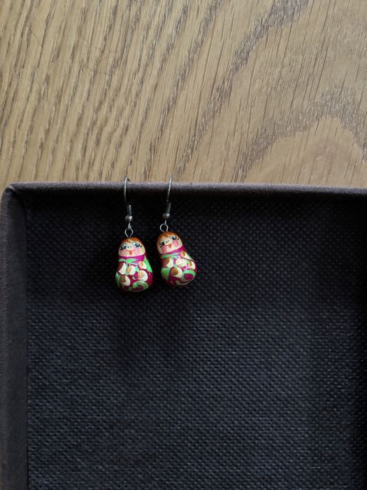 Kolczyki Matrioszki nowe