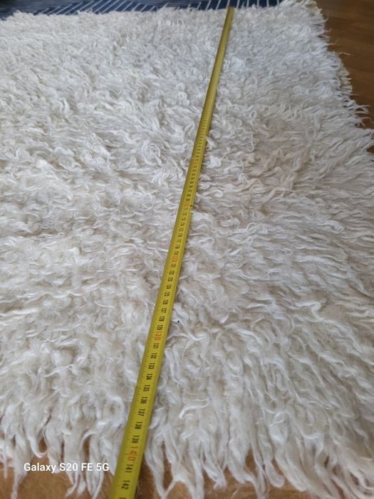 Dywan narzuta koc pled  wełna