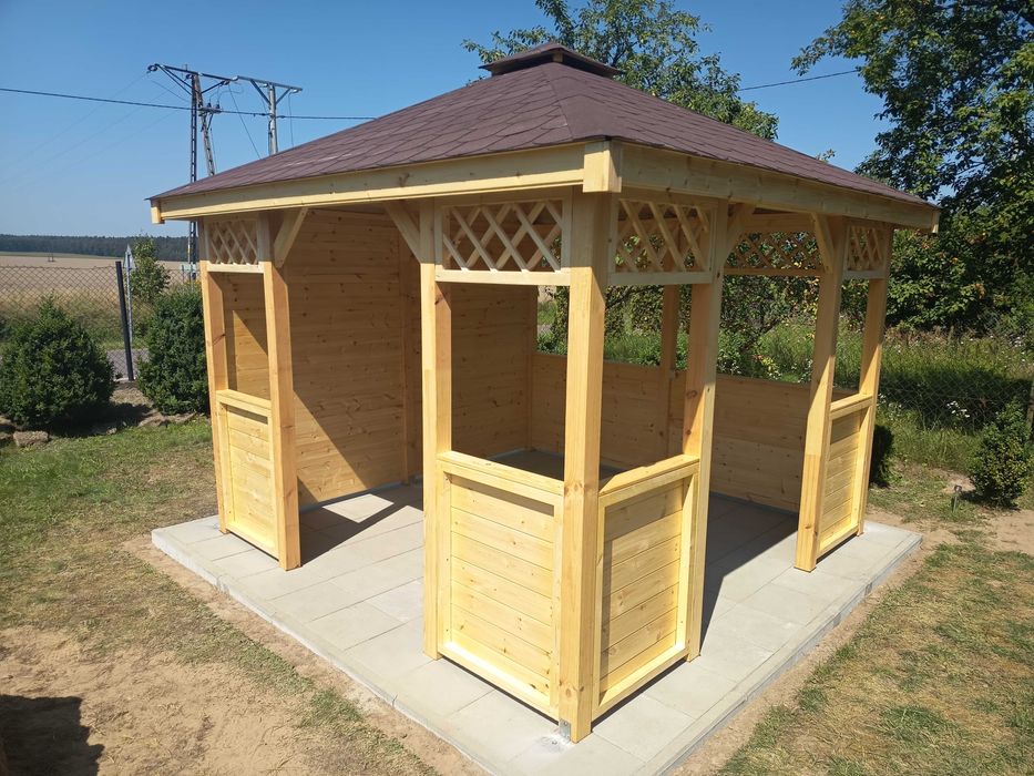 Altana drewniana ,altanka ogrodowa, producent 3x3,3x4,4x4,4x5,5x5,6x4