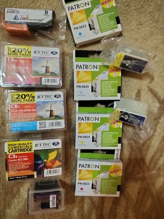 Картриджи одним лотом  11 штук.