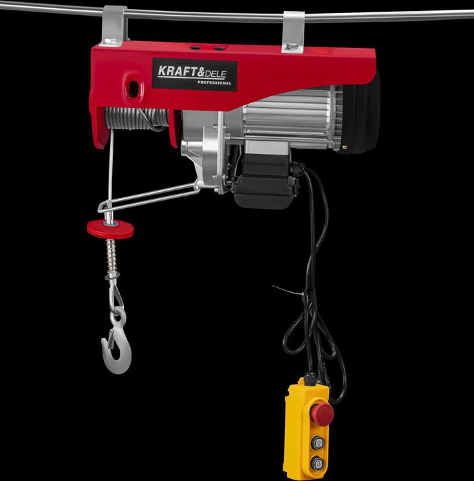KRAFT&DELE Wyciągarka Wciągarka 230V 1350W 500/1000kg + Pilot KD2192