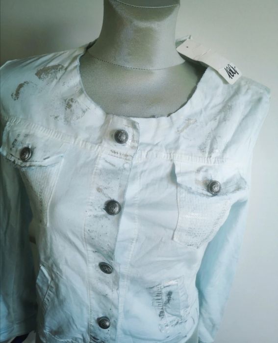 Bluza damska Made in Italy 38 M baby blue  z metką baby blue