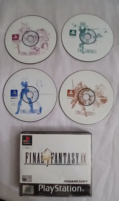 Final Fantasy IX PS1 4 Discos