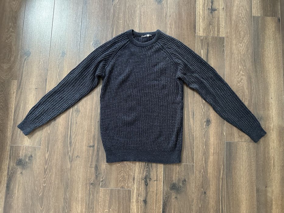 Sweter granatowy S pepco  60% bawełna 40% akryl nowy