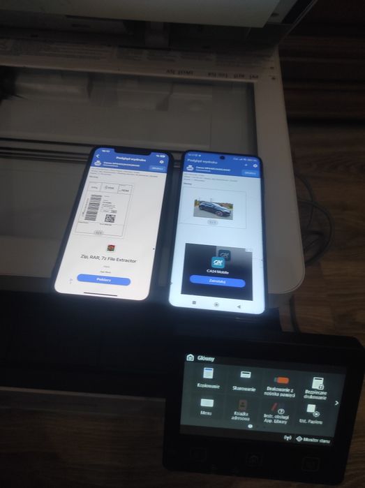 iPhone WiFi kolor drukarka laserowa 3w1 wielofunkcyjna duplex Canon