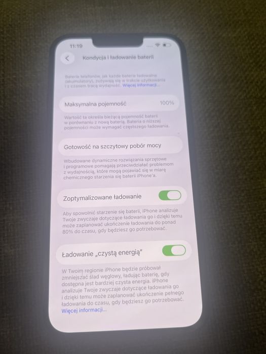 Iphone 13 128gb, 100% bateria, gwarancja