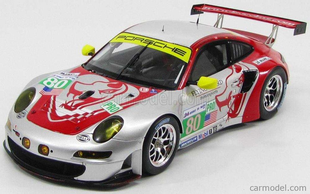 Porsche GT3 RSR Le Mans + 1/18 + Spark + Vários + Resina