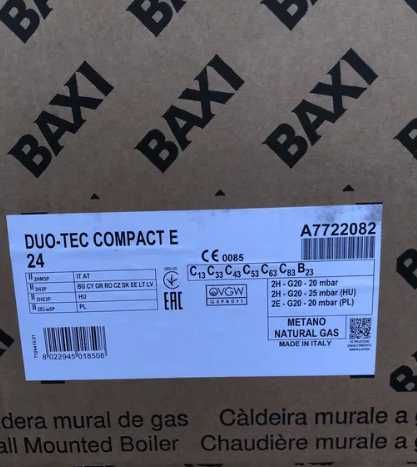 ‼️ Конденсаційний котел Baxi Duo-tec Compact — Італія! Економія газу до 35% | Швидка доставка |