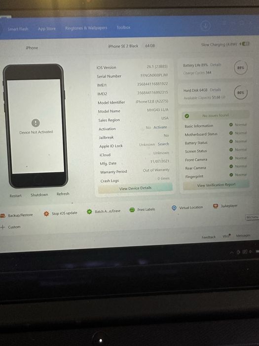 iPhone SE 2020 icloud