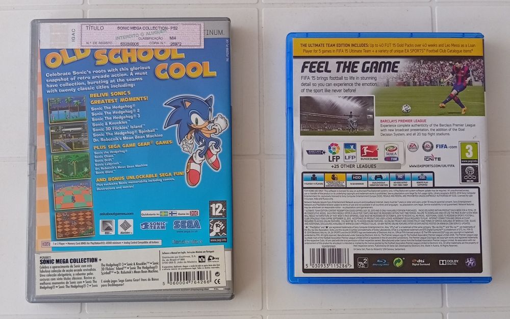 Jogos para PlayStation 2 e 4