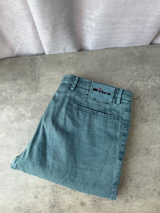 Льняные штаны Kiton