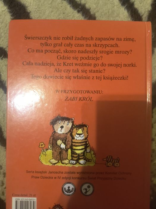 Świerczyk muzykant i kret Janash