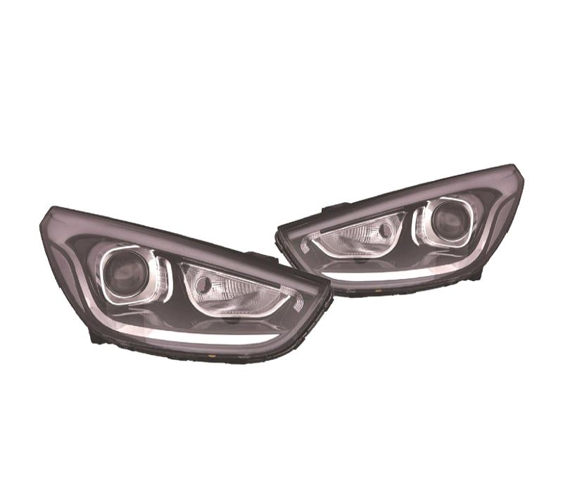 FARÓIS HYUNDAI IX35 13- PRETO