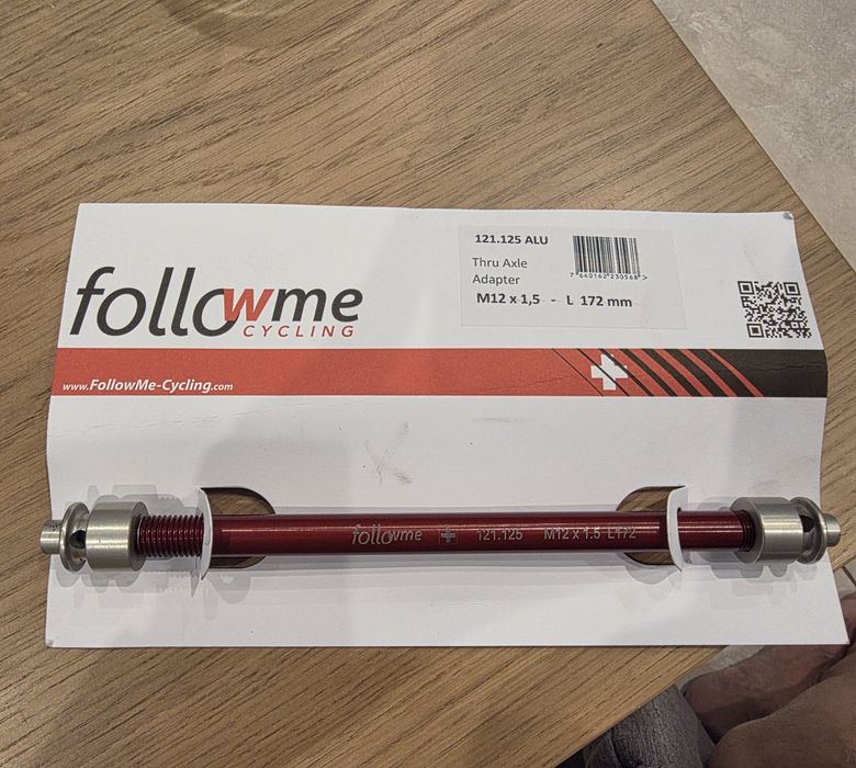 FollowMe adapter 121.125 ALU M12×1,5 L172mm