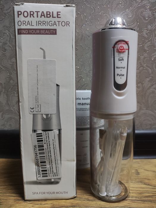 Ирригатор, Іригатор, для ротовой полости с 4 насадками (KRD-1948)