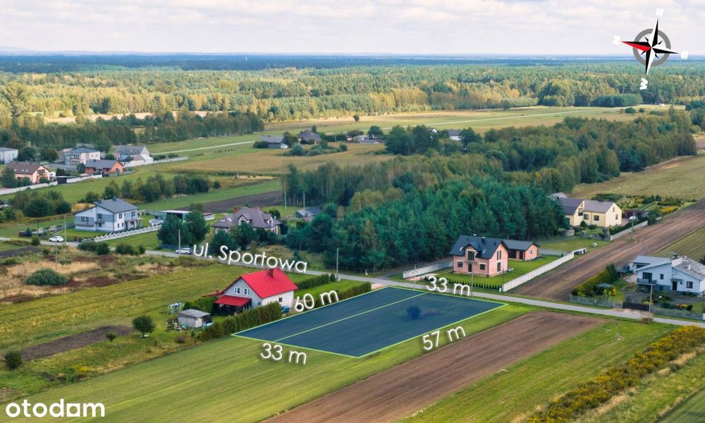 Działka przy lesie oraz w pobliżu zalewu