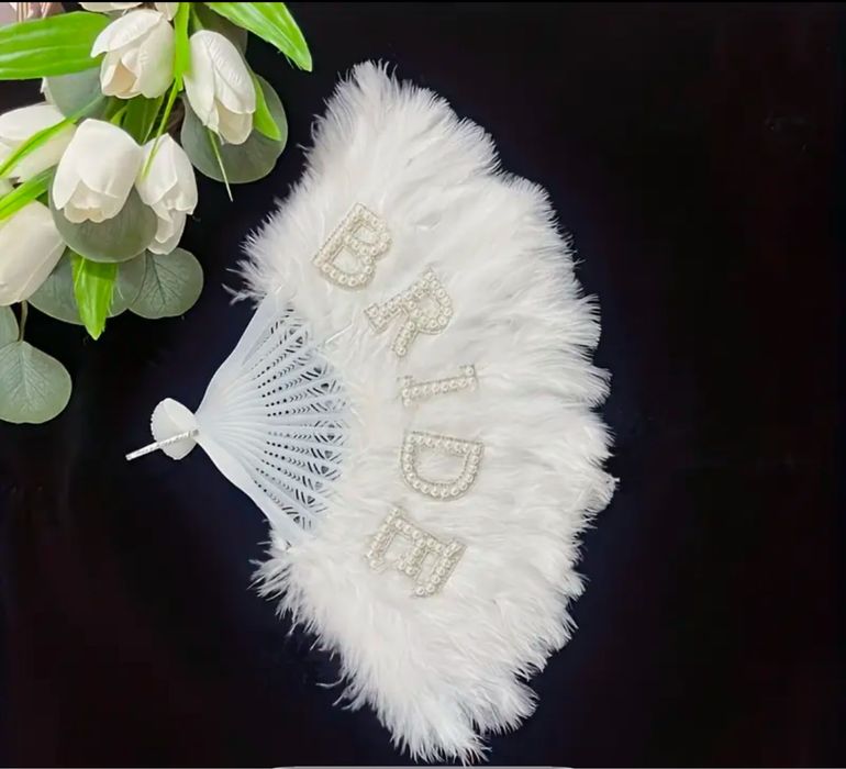 Віяло і шарики  bride,скляні скрині,повязки на ніжку