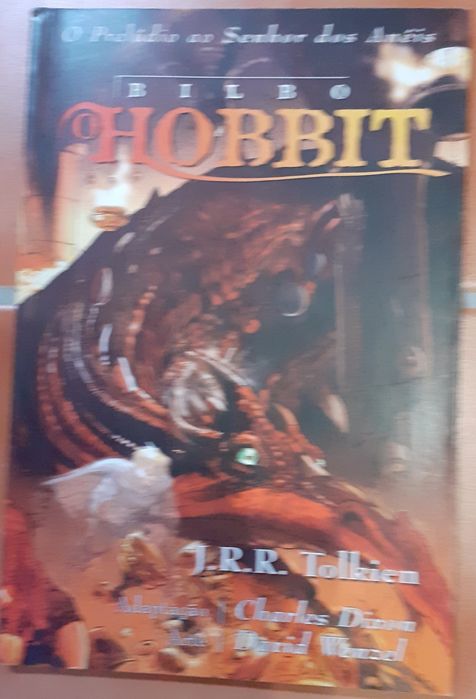 Bilbo O Hobbit, prelúdio de o Senhor dos Anéis, Novela Gráfica / BD - Charles Dixon e David Wenzel
