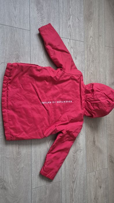 Kurtka zimowa czerwona chłopięca 116