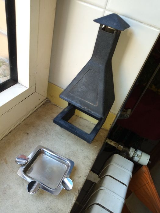 Cinzeiro imitação de lareira