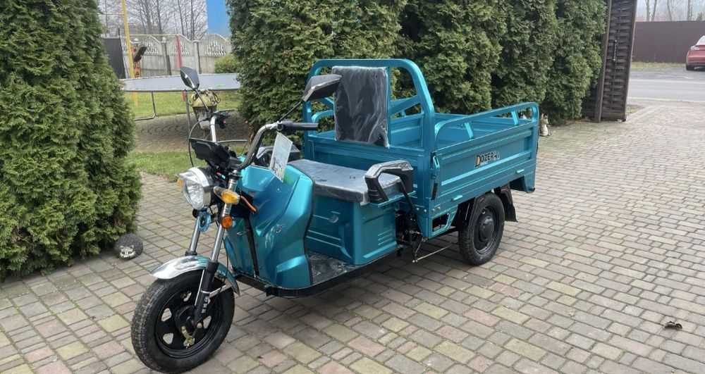 Розстрочка ‼️Електричний вантажний трицикл Dozer‼️Електроцикл грузов