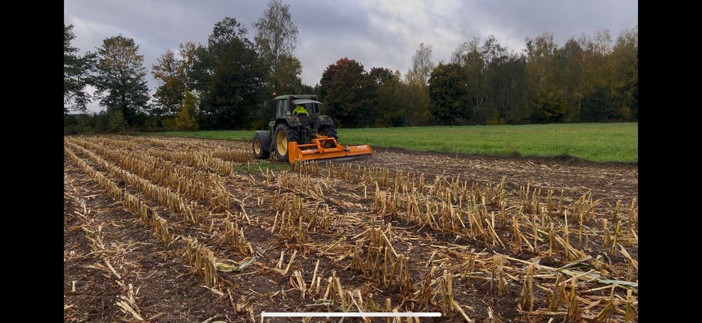 Mulczowanie ściernisk poplonów nieużytków