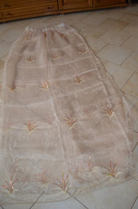 firanka woal cekiny 4 m x 2,08 m