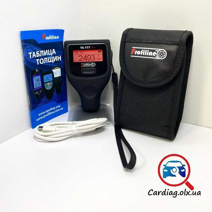 Топовий товщиномір Profiline TG-777 Pro. Гарантія 2 роки. Толщиномер