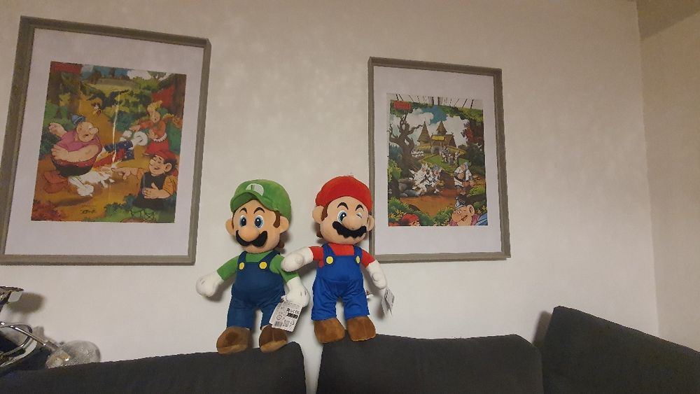 Maskotki Super Mario  Mario I Luigi