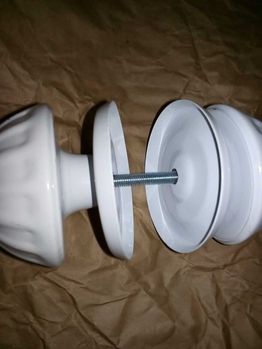 металлическая ручка-кнопка, дверная ручка неповоротная межкомнатная