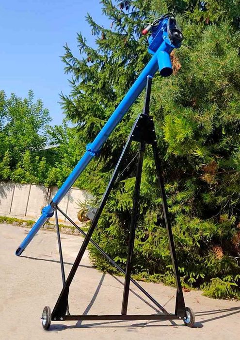 Шнековий навантажувач Ø219мм*8000*380В, швидке завантаження фур!