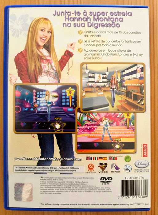 Jogo Hannah Montana Spotlight World Tour
